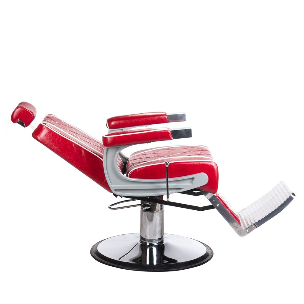 Profesionali barberio kėdė kirpykloms ir grožio salonams ODYS BH-31825M, raudona spalva 5 Profesionali barberio kėdė kirpykloms ir grožio salonams ODYS BH-31825M, raudona spalva 5