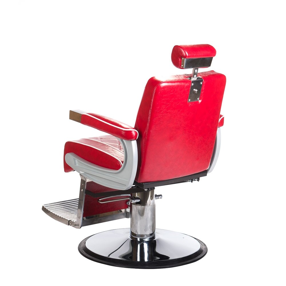Profesionali barberio kėdė kirpykloms ir grožio salonams ODYS BH-31825M, raudona spalva 6 Profesionali barberio kėdė kirpykloms ir grožio salonams ODYS BH-31825M, raudona spalva 6