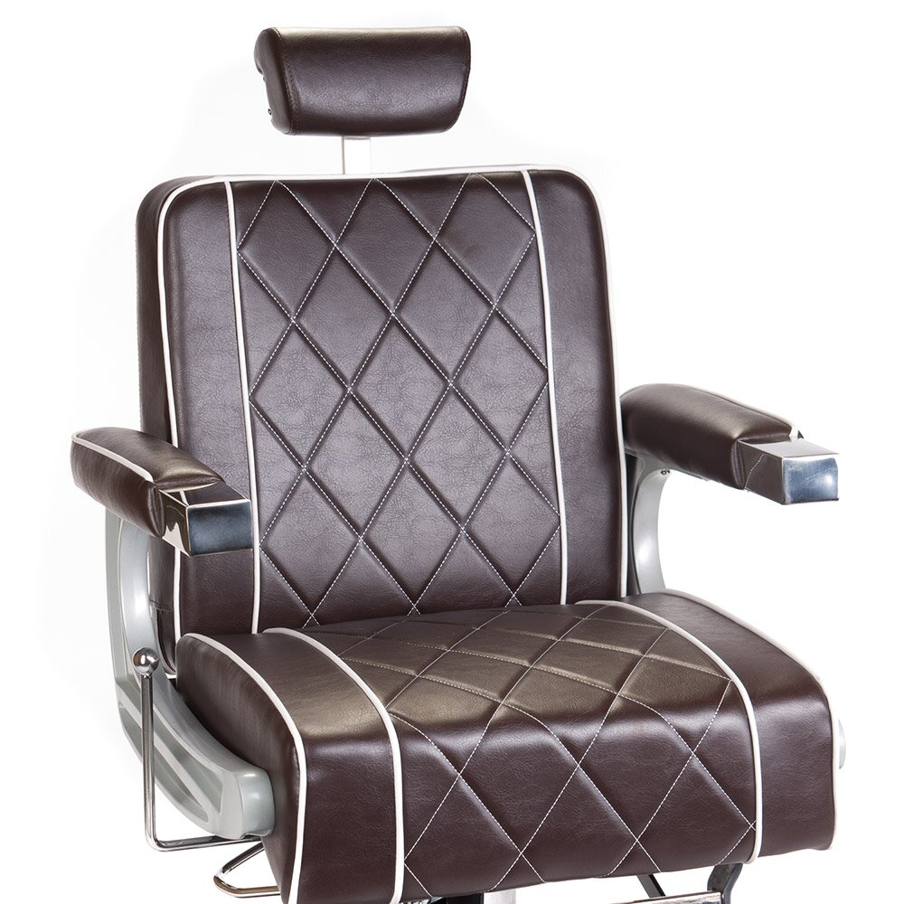 Profesionali barberio kėdė kirpykloms ir grožio salonams ODYS BH-31825M, rudos spalvos 1 Profesionali barberio kėdė kirpykloms ir grožio salonams ODYS BH-31825M, rudos spalvos 1