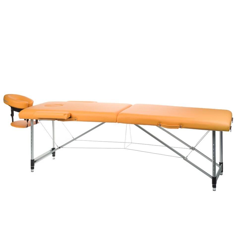 Profesionalus sulankstomas masažo stalas BS-723, oranžines spalvos Profesionalus sulankstomas masažo stalas BS-723, oranžines spalvos