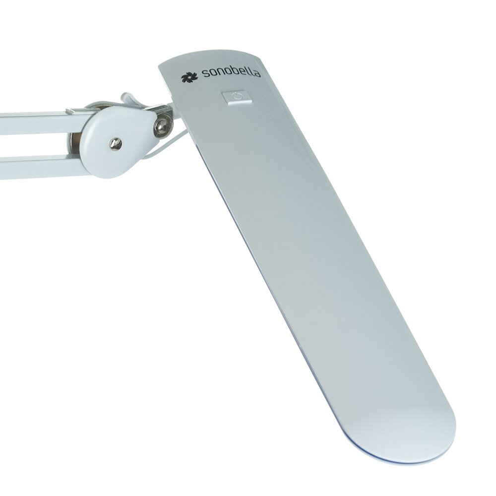 Profesionali stalinė lempa manikiūro darbams BSL-52 LED 12W CLIP, baltos spalvos 1