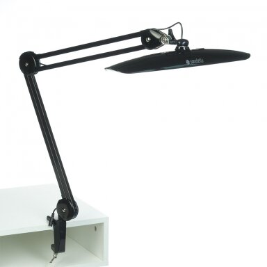Profesionali LED lempa kosmetologams tvirtinama prie paviršių BSL-01 LED 24W CLIP, juodos spalvos Profesionali LED lempa kosmetologams tvirtinama prie paviršių BSL-01 LED 24W CLIP, juodos spalvos