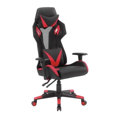 Biuro ir kompiuterinių žaidimų kėdė RACER CorpoComfort BX-5124, juodai - raudonos spalvos Biuro ir kompiuterinių žaidimų kėdė RACER CorpoComfort BX-5124, juodai - raudonos spalvos