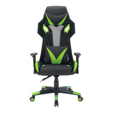 Biuro ir kompiuterinių žaidimų kėdė RACER CorpoComfort BX-5124, juodai - žalios spalvos Biuro ir kompiuterinių žaidimų kėdė RACER CorpoComfort BX-5124, juodai - žalios spalvos