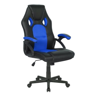 Biuro ir kompiuterinių žaidimų kėdė Racer CorpoComfort BX-2052, juodai - mėlynos spalvos Biuro ir kompiuterinių žaidimų kėdė Racer CorpoComfort BX-2052, juodai - mėlynos spalvos