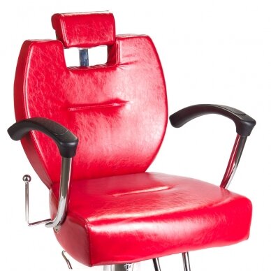 Profesionali barberio kėdė HEKTOR BH-3208, raudonos spalvos 1 Profesionali barberio kėdė HEKTOR BH-3208, raudonos spalvos 1