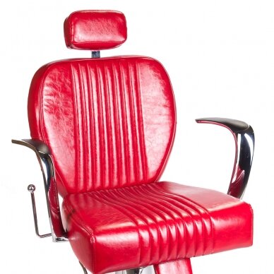 Profesionali barberio kėdė kirpykloms ir grožio salonams OLAF BH-3273, raudonos spalvos 1 Profesionali barberio kėdė kirpykloms ir grožio salonams OLAF BH-3273, raudonos spalvos 1
