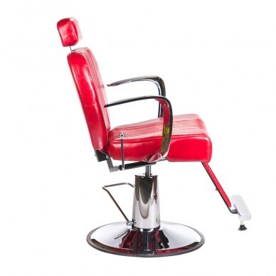 Profesionali barberio kėdė kirpykloms ir grožio salonams OLAF BH-3273, raudonos spalvos 5 Profesionali barberio kėdė kirpykloms ir grožio salonams OLAF BH-3273, raudonos spalvos 5