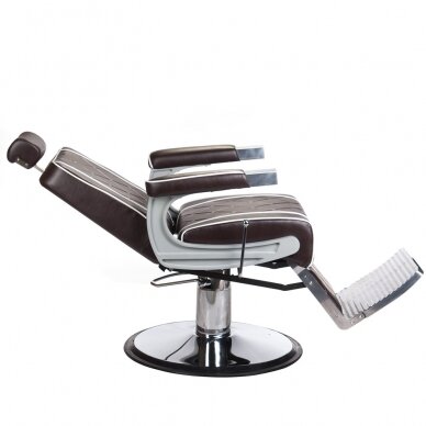 Profesionali barberio kėdė kirpykloms ir grožio salonams ODYS BH-31825M, rudos spalvos 5 Profesionali barberio kėdė kirpykloms ir grožio salonams ODYS BH-31825M, rudos spalvos 5