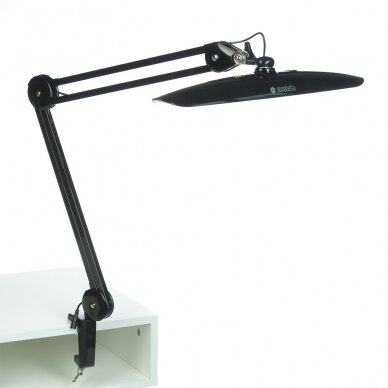 Profesionali LED lempa kosmetologams tvirtinama prie paviršių BSL-01 LED 24W CLIP, juodos spalvos Profesionali LED lempa kosmetologams tvirtinama prie paviršių BSL-01 LED 24W CLIP, juodos spalvos