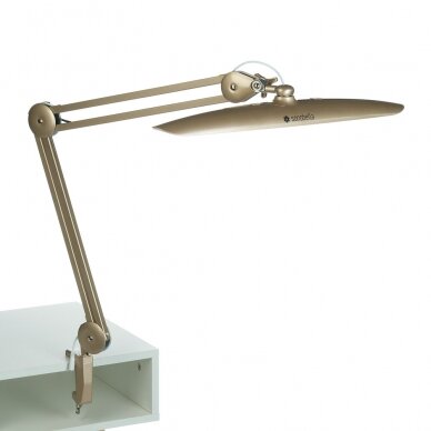 Profesionali LED lempa kosmetologams tvirtinama prie paviršių BSL-01 LED 24W CLIP, auksinės spalvos Profesionali LED lempa kosmetologams tvirtinama prie paviršių BSL-01 LED 24W CLIP, auksinės spalvos