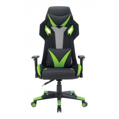 Biuro ir kompiuterinių žaidimų kėdė RACER CorpoComfort BX-5124, juodai - žalios spalvos Biuro ir kompiuterinių žaidimų kėdė RACER CorpoComfort BX-5124, juodai - žalios spalvos