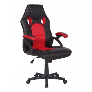 Biuro ir kompiuterinių žaidimų kėdė Racer CorpoComfort BX-2052, juodai - raudonos spalvos Biuro ir kompiuterinių žaidimų kėdė Racer CorpoComfort BX-2052, juodai - raudonos spalvos