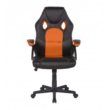 Biuro ir kompiuterinių žaidimų kėdė Racer CorpoComfort BX-2052, juodai - oranžinės spalvos 1 Biuro ir kompiuterinių žaidimų kėdė Racer CorpoComfort BX-2052, juodai - oranžinės spalvos 1