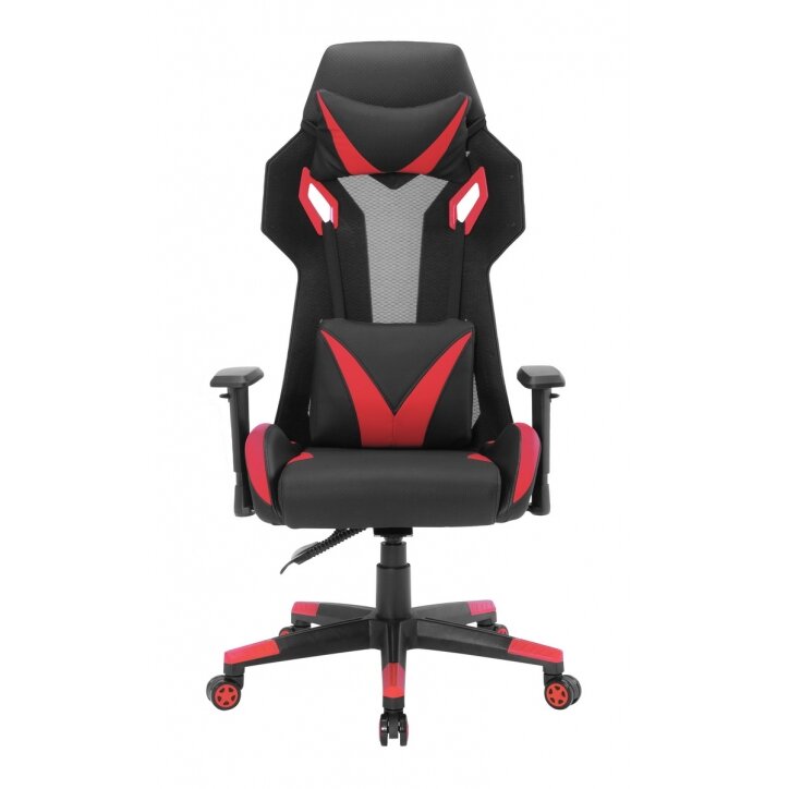 Biuro ir kompiuterinių žaidimų kėdė RACER CorpoComfort BX-5124, juodai - raudonos spalvos 1
