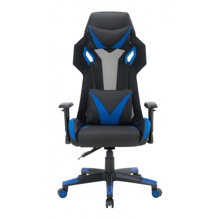 Biuro ir kompiuterinių žaidimų kėdė RACER CorpoComfort BX-5124, juodai - mėlynos spalvos Biuro ir kompiuterinių žaidimų kėdė RACER CorpoComfort BX-5124, juodai - mėlynos spalvos