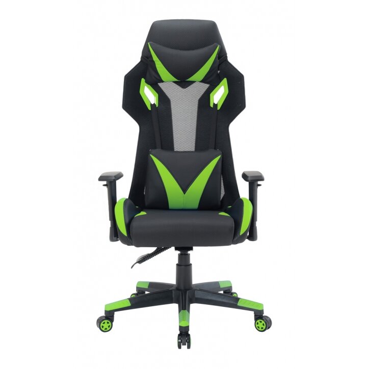 Biuro ir kompiuterinių žaidimų kėdė RACER CorpoComfort BX-5124, juodai - žalios spalvos Biuro ir kompiuterinių žaidimų kėdė RACER CorpoComfort BX-5124, juodai - žalios spalvos