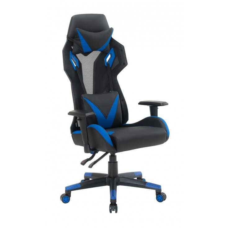 Biuro ir kompiuterinių žaidimų kėdė RACER CorpoComfort BX-5124, juodai - mėlynos spalvos 2 Biuro ir kompiuterinių žaidimų kėdė RACER CorpoComfort BX-5124, juodai - mėlynos spalvos 2
