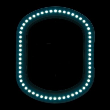 ELEGANTE RED LINE profesionali kosmetologinė LED lempa-lupa ELEGANTE 6028 60 SMD 5D su šviesos reguliavimu (tvirtinama prie paviršių) 4 ELEGANTE RED LINE profesionali kosmetologinė LED lempa-lupa ELEGANTE 6028 60 SMD 5D su šviesos reguliavimu (tvirtinama prie paviršių) 4