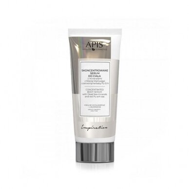 APIS INSPIRATION anticeliulitinis serumas kūnui su negyvosios jūros mineralais ir Pu-Erh raudonąja arbata, 200 ml APIS INSPIRATION anticeliulitinis serumas kūnui su negyvosios jūros mineralais ir Pu-Erh raudonąja arbata, 200 ml