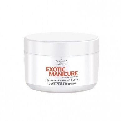 FARMONA EXOTIC MANICURE cukraus šveitiklis rankoms 300 g. FARMONA EXOTIC MANICURE cukraus šveitiklis rankoms 300 g.