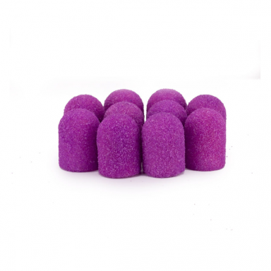 ABS PODO ALLEMED profesionalūs vienkartiniai pedikiūro antgaliai, 10 mm, #80, 10 vnt. PURPLE ABS PODO ALLEMED profesionalūs vienkartiniai pedikiūro antgaliai, 10 mm, #80, 10 vnt. PURPLE