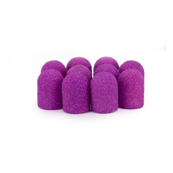 ABS PODO ALLEMED profesionalūs vienkartiniai pedikiūro antgaliai, 10 mm, #80, 10 vnt. PURPLE ABS PODO ALLEMED profesionalūs vienkartiniai pedikiūro antgaliai, 10 mm, #80, 10 vnt. PURPLE