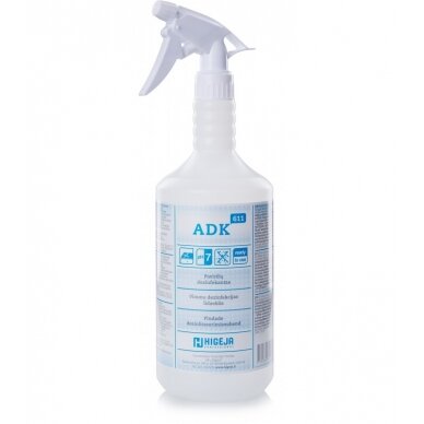 ADK-611 biocidinis paviršių dezinfekantas grožio salonams, 1 Ltr ADK-611 biocidinis paviršių dezinfekantas grožio salonams, 1 Ltr