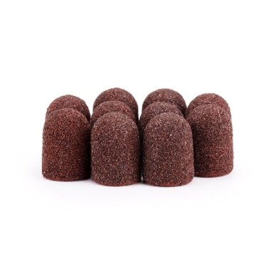 ALLEMED PODO profesionalūs vienkartiniai pedikiūro antgaliai, 10 mm, 10 vnt. BROWN ALLEMED PODO profesionalūs vienkartiniai pedikiūro antgaliai, 10 mm, 10 vnt. BROWN
