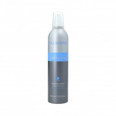 ALLWAVES HAIR MOUSSE stiprios fiksacijos putos plaukams, 400 ml ALLWAVES HAIR MOUSSE stiprios fiksacijos putos plaukams, 400 ml