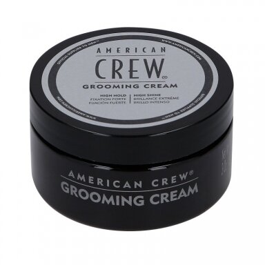 AMERICAN CREW Grooming Cream stiprios fiksacijos kremas su žvilgesiu, 85 g. AMERICAN CREW Grooming Cream stiprios fiksacijos kremas su žvilgesiu, 85 g.