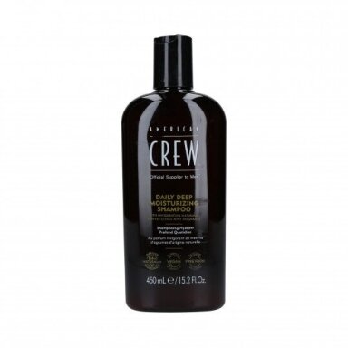 AMERICAN CREW Kasdienis drėkinamasis plaukų šampūnas, 450 ml. AMERICAN CREW Kasdienis drėkinamasis plaukų šampūnas, 450 ml.