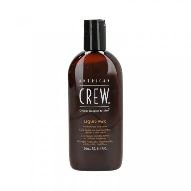 AMERICAN CREW Liquid Wax skystas plaukų stilizavimo vaškas, 150 ml. AMERICAN CREW Liquid Wax skystas plaukų stilizavimo vaškas, 150 ml.