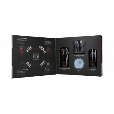 AMERICAN CREW MEN’S MOST WANTED MEDIUM GROOMING SET plaukų priežiūros ir formavimo rinkinys AMERICAN CREW MEN’S MOST WANTED MEDIUM GROOMING SET plaukų priežiūros ir formavimo rinkinys