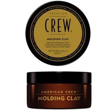 AMERICAN CREW MOLDING CLAY stiprios fiksacijos formavimo priemonė, 85 g. AMERICAN CREW MOLDING CLAY stiprios fiksacijos formavimo priemonė, 85 g.