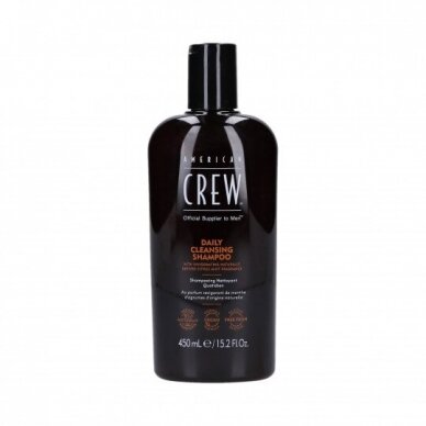 AMERICAN CREW kasdienis plaukų šampūnas, 450 ml. AMERICAN CREW kasdienis plaukų šampūnas, 450 ml.