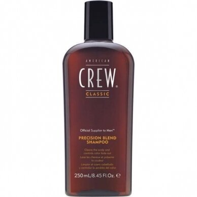 AMERICAN CREW PRECISION BLEND SHAMPOO šampūnas tausojantis plaukų spalvą, 250 ml AMERICAN CREW PRECISION BLEND SHAMPOO šampūnas tausojantis plaukų spalvą, 250 ml