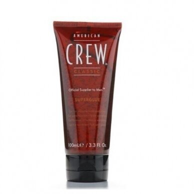 AMERICAN CREW Classic Superglue stiprios fiksacijos želė plaukams, 100 ml. AMERICAN CREW Classic Superglue stiprios fiksacijos želė plaukams, 100 ml.