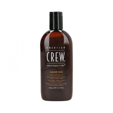 AMERICAN CREW Liquid Wax skystas plaukų stilizavimo vaškas, 150 ml. AMERICAN CREW Liquid Wax skystas plaukų stilizavimo vaškas, 150 ml.