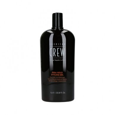 AMERICAN CREW Tvirtos fiksacijos plaukų formavimo gelis, 1000 ml. AMERICAN CREW Tvirtos fiksacijos plaukų formavimo gelis, 1000 ml.