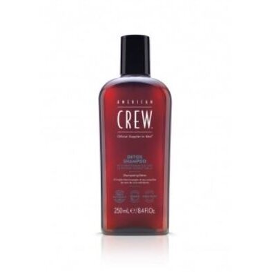 AMERICAN CREW DETOX valomasis šampūnas besiriebaluojantiems plaukams, 250 ml.