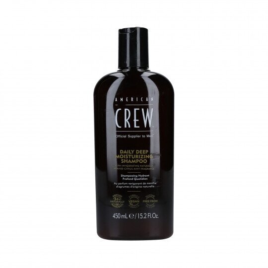 AMERICAN CREW Kasdienis drėkinamasis plaukų šampūnas, 450 ml. AMERICAN CREW Kasdienis drėkinamasis plaukų šampūnas, 450 ml.