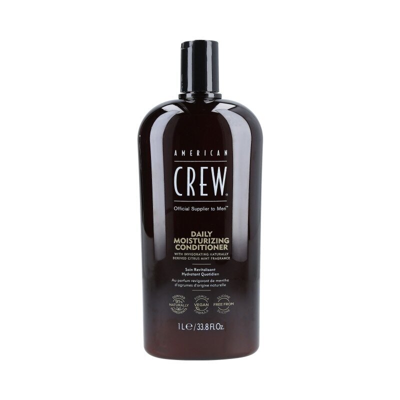 AMERICAN CREW CLASSIC DAILY drėkinantis plaukų kondicionierius kasdieniam naudojimui, 1000 ml. AMERICAN CREW CLASSIC DAILY drėkinantis plaukų kondicionierius kasdieniam naudojimui, 1000 ml.