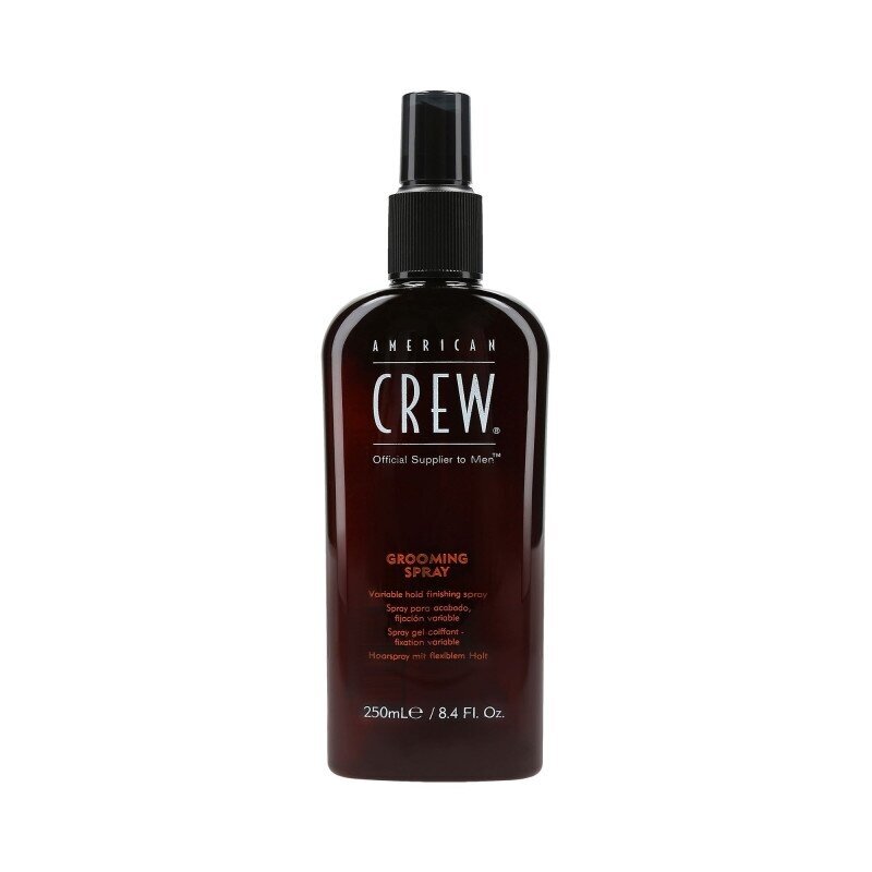AMERICAN CREW CLASSIC GROOMING SPRAY Fiksuojamasis blizgus purškiklis vyrams, 250 ml. AMERICAN CREW CLASSIC GROOMING SPRAY Fiksuojamasis blizgus purškiklis vyrams, 250 ml.