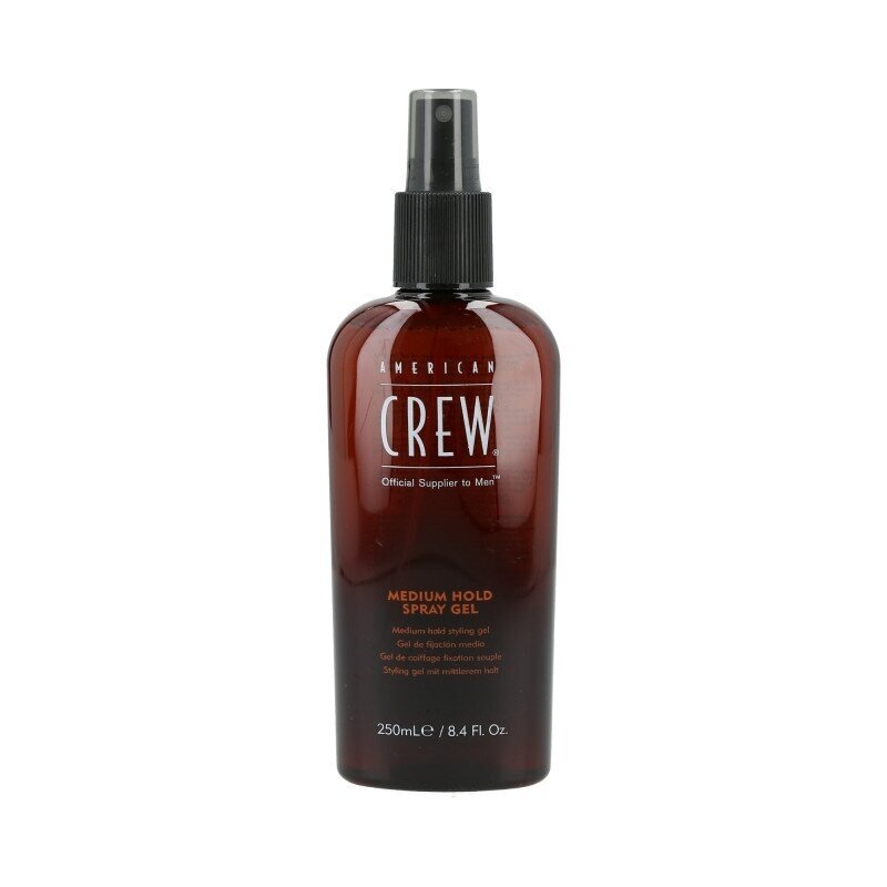 AMERICAN CREW CLASSIC MEDIUM HOLD SPRAY GEL Vidutinio fiksavimo gelis, 250 ml. AMERICAN CREW CLASSIC MEDIUM HOLD SPRAY GEL Vidutinio fiksavimo gelis, 250 ml.