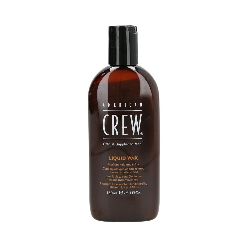 AMERICAN CREW Liquid Wax skystas plaukų stilizavimo vaškas, 150 ml. AMERICAN CREW Liquid Wax skystas plaukų stilizavimo vaškas, 150 ml.