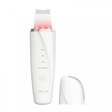 ANLAN profesionali ultragarso mentelė veido valymui 003A (28.000 Khz) + LED šviesa ANLAN profesionali ultragarso mentelė veido valymui 003A (28.000 Khz) + LED šviesa
