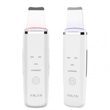 ANLAN profesionali ultragarso mentelė veido valymui (24.000 Khz) + LED šviesa 1 ANLAN profesionali ultragarso mentelė veido valymui (24.000 Khz) + LED šviesa 1