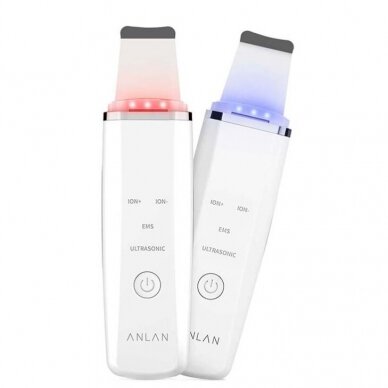 ANLAN profesionali ultragarso mentelė veido valymui (24.000 Khz) + LED šviesa ANLAN profesionali ultragarso mentelė veido valymui (24.000 Khz) + LED šviesa