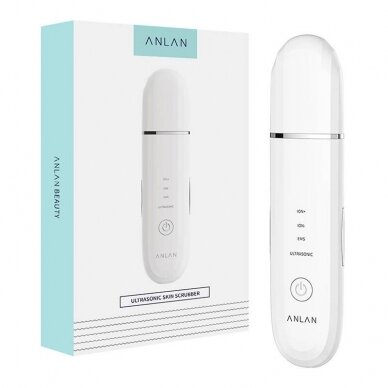ANLAN ultragarso mentelė veido valymui ALCPJ07-02, baltos spalvos